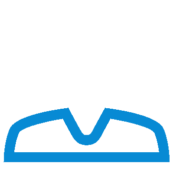 The image shows a stylized icon of a healthcare professional, possibly a nurse or doctor, wearing a face mask with a digital interface overlaying the lower half of their face, suggesting a theme related to telemedicine or virtual health services.
